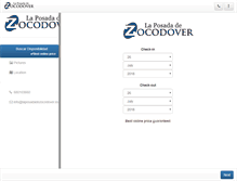 Tablet Screenshot of laposadadezocodover.es